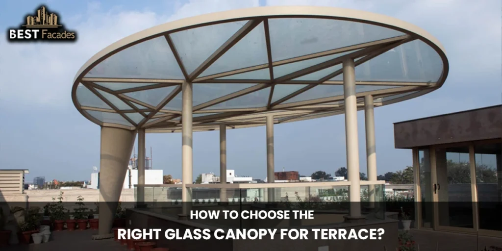 glass canopy for terrace