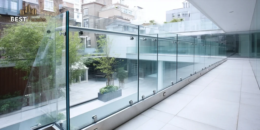 glass canopy for balconies