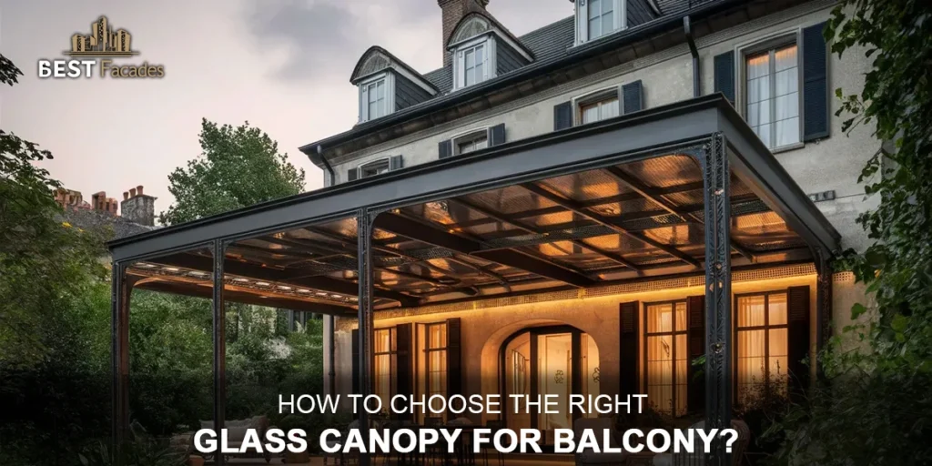 glass canopy for balcony